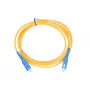 Extralink komutacinis kabelis SC/UPC–SC/UPC vienmodis simpleksinis G.657.A1 FTTH 3mm, 3 m