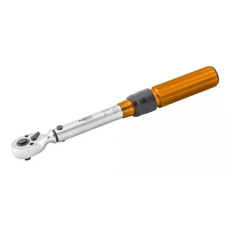 Neo Tools 1/4 abiem kryptimis veikiantis sukimo momento raktas, 5-25NM, 21 vnt. rinkinys