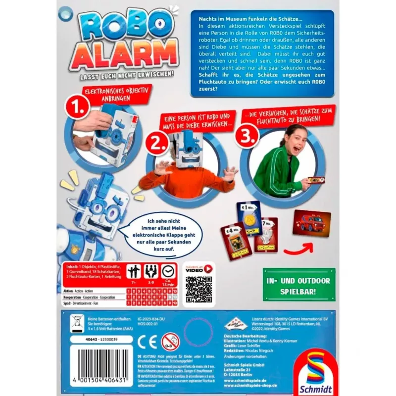 Robo Alarm - Do Not Get Caught, vakarėlių žaidimas