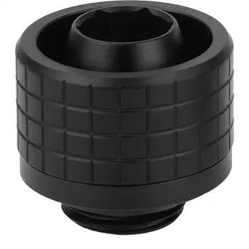 Thermal Grizzly DeltaMate Fitting ST16 jungtis, juoda — montavimo adapteris ST16 lizdams
