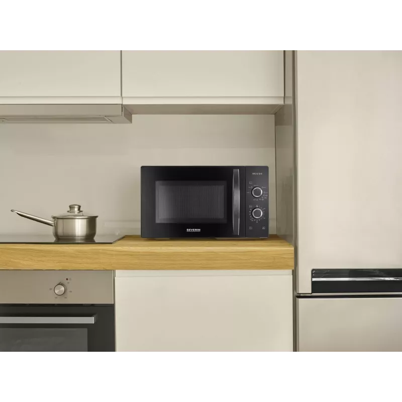 Kombinuota mikrobangų krosnelė Severin MW 7785 25L 800W juoda