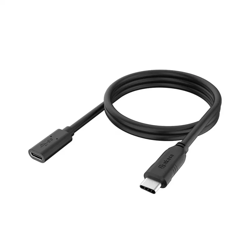 USB prailginimo kabelis Akasa AK-CBUB70-12BK Type-C 10 Gbps, 1,2 m