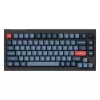 Keychron V1 Max klaviatūra universali USB RF belaidė Bluetooth juoda pilka 75% mechaninė