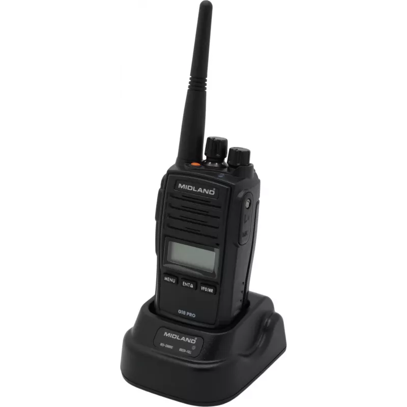 Midland G18 04 - PMR radijo įrenginys IP67 juodas (C1145.04)