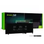 Baterija Green Cell DE102V3, skirta DELL Latitude E5250 E5450 E5550, 7.6V 6200mAh LiPo, juoda
