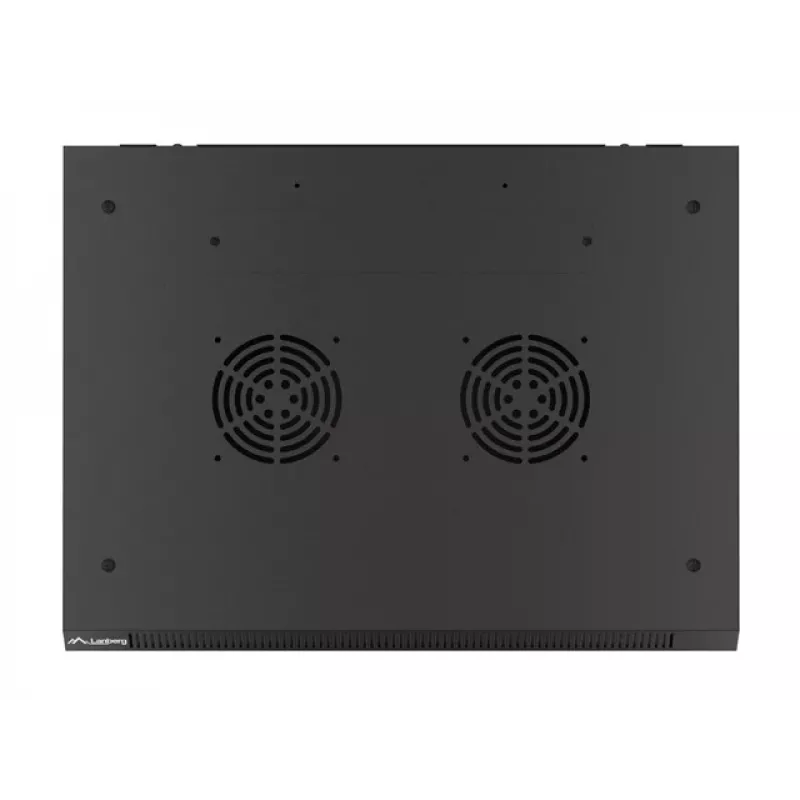 Sieninė spinta LANBERG WF01-6409-23B 9U, 60 kg, IP20, 600×450×512 mm, juoda