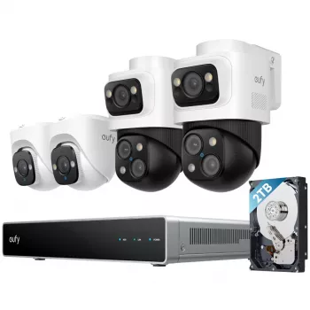 EUFY NVR apsaugos sistema S4 Bullet-PTZ+ Turret Cam (E8E00325)