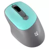Belaidė pelė DEFENDER Silent Click C Mint 52294 — abiem rankoms tinkama, 1600 DPI, 2,4 GHz nano USB