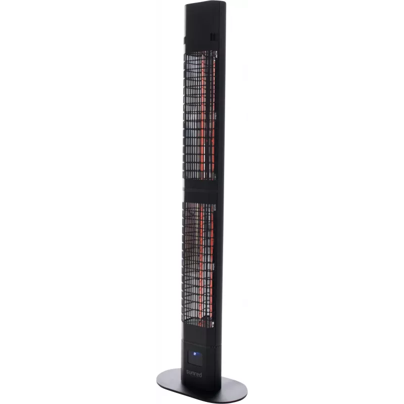 SUNRED | Šildytuvas | RD-DARK-3000L, Valencia Dark Lounge | Infraraudonųjų spindulių | 3000 W | Juodas | IP55