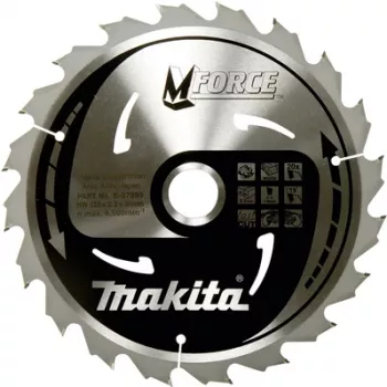 Makita M-Force - diskinis pjūklo diskas - medienai - 165 mm - 24 dantys (B-32007)