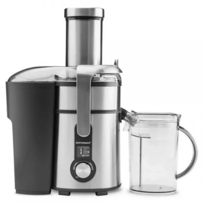 Lėtai spaudžianti sulčiaspaudė Gastroback Design Digital 1300 W juoda nerūdijantis plienas