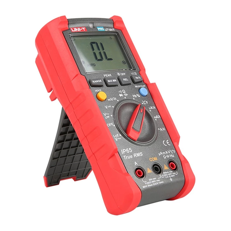 Skaitmeninis multimetras Unit UT191T True RMS, iki 1000 V ir 10 A