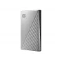 WD My Passport Ultra for Mac WDBKYJ0020BSL - Kietasis diskas - šifruotas - 2 TB - išorinis (nešiojamas) - USB 3.0 (USB-C jungtis) - 256 bitų AES - sidabrinis