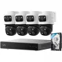 NVR apsaugos registratorius Eufy S4 Max — 8 kanalų, 4K (3840×2160), HDD 2 TB (iki 16 TB), juoda/pilka/balta