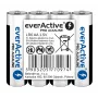 Šarminės baterijos everActive LR6 AA pakuotėje 4 vnt. — 1,5 V, 3000 mAh, 50,5×14,5 mm