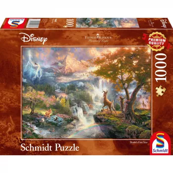 Dėlionė Schmidt Spiele Disney Bambi 1000 vnt., plotis 693 mm, nuo 12 metų