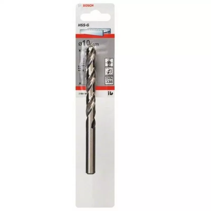 Bosch Metal drill bit HSS-G, DIN 338, Drill, Twist drill bit, 1 cm, 133 mm, Metal, 8.7 cm