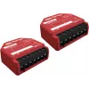 Išmanusis jungiklis Shelly SHELLY_1PM_GEN3_2ER — belaidis 110–240 V, 1,2 W suvartojimas, maks. 240 V, plastikinis korpusas, 42×16×37 mm, 2 vnt. pakuotė