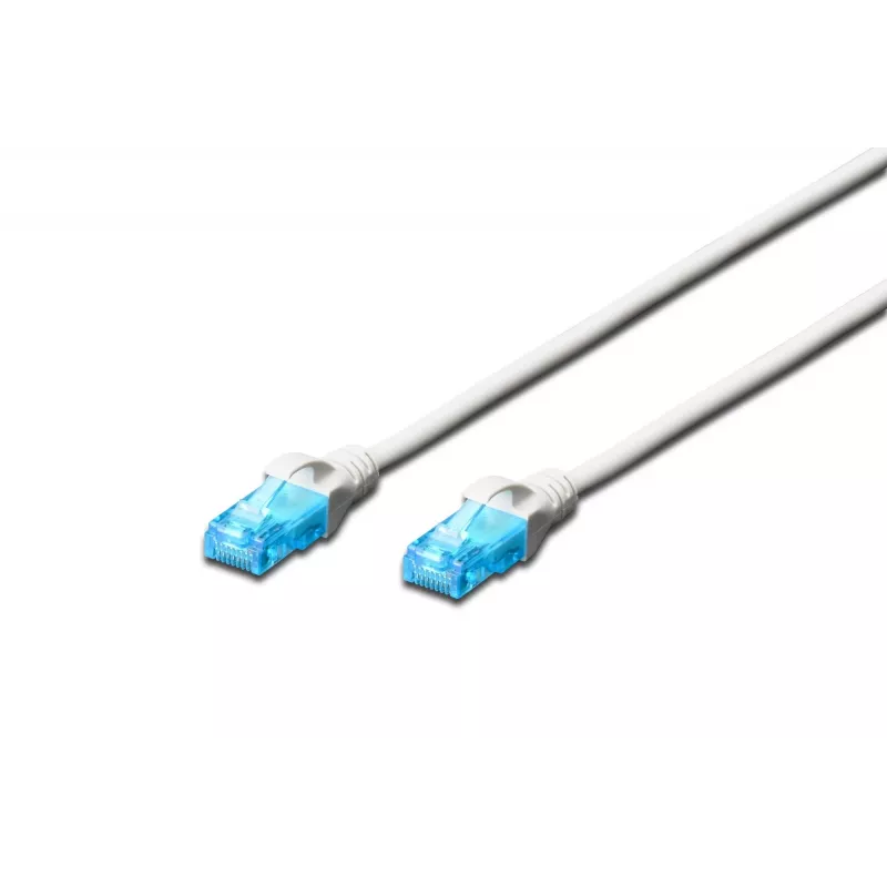 Tinklo kabelis Digitus 0,25 m RJ-45 Cat5e baltas