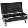 Roadinger flightcase model 31005254 4x PLL-576 CW/WW šviestuvams su ratukais