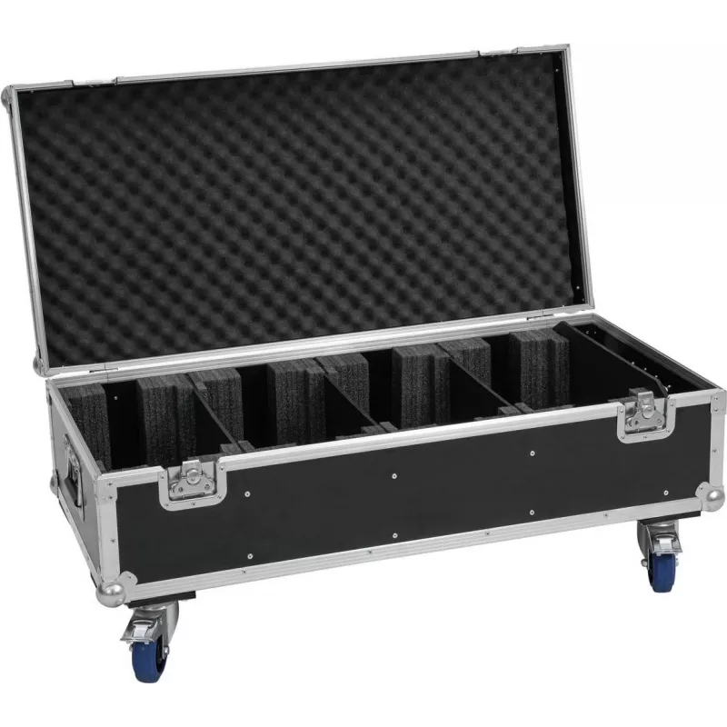 Roadinger flightcase model 31005254 4x PLL-576 CW/WW šviestuvams su ratukais