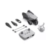 Kvadrokopteris DJI Air 3s RC-N3 — 50 MP kamera, 4K 3840×2160, 4 rotoriai, maks. 27 m/s, 32 000 m nuotolis, 4276 mAh baterija, pilkas