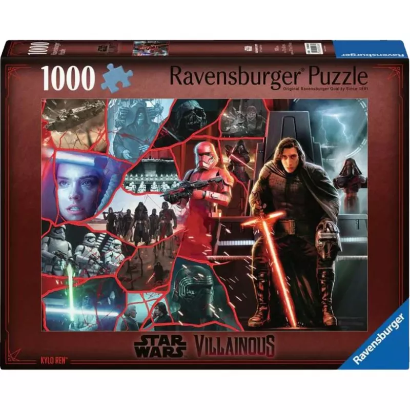 Dėlionė Ravensburger Star Wars Villainous Kylo Ren 1000 detalių
