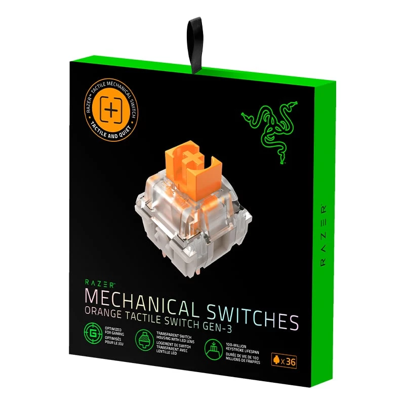 Key Switch Razer RC21-02040300-R3M1 Oranžinė Transparent 36 vnt.
