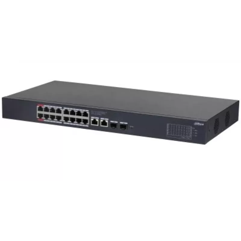 Dahua Technology CS4220-16GT-135 tinklo komutatorius Valdomas L2 Gigabit Ethernet (10/100/1000) Power over Ethernet (PoE) Juodas