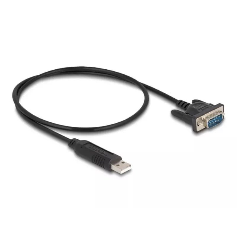 DeLOCK USB 2.0 į nuoseklųjį RS-232 adapteris 50 cm FTDI juodas