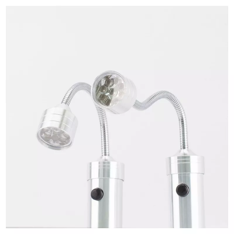 Grill light RealPower 495550 — nerūdijantis plienas, baterija AAA, 2 vnt. rinkinys, skirtas lauko kepsninei