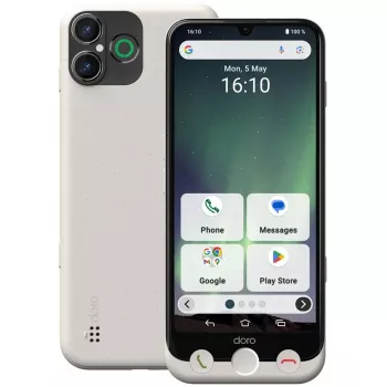 Išmanusis telefonas Doro Aurora A30 6,1 colio 128 GB juodos spalvos