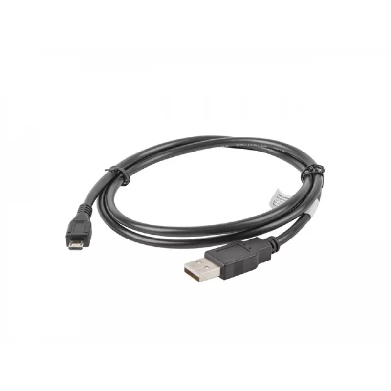 Lanberg CA-USBM-10CC-0010-BK USB laidas USB 2.0 1 m Micro-USB B USB A Juodas