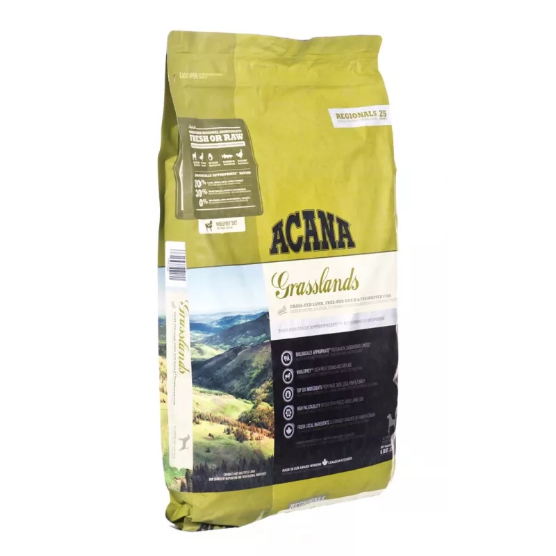 ACANA Highest protein Grasslands Dog – sausas šunų maistas – 6 kg