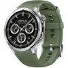 Išmanusis laikrodis ONEPLUS Watch 3 Emerald Titanium — 46 mm nerūdijančio plieno korpusas, 1,5 colio AMOLED, GPS, IP68, 16 dienų baterija, žalias guminis dirželis