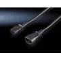 Maitinimo laidas Rittal DK 7200.215 juodas 1,8 m C14 C13