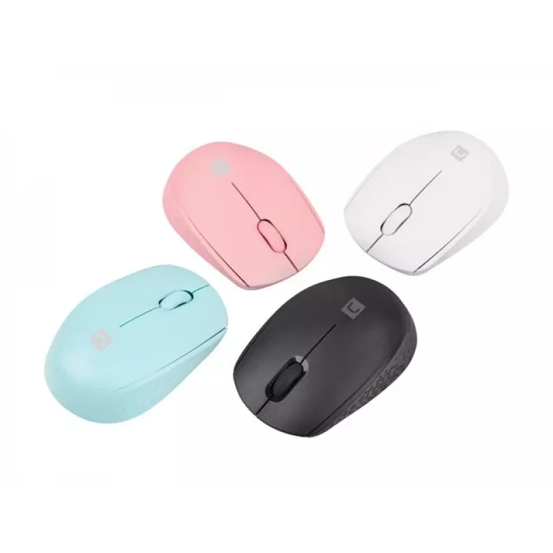 Belaidė abiem rankoms tinkama pelė NATEC STORK — Bluetooth + USB Type-A, 1600 DPI, 3 mygtukai, šviesiai mėlyna