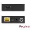 AV siųstuvo ir imtuvo rinkinys DELOCK 65955 — Cat6/Cat6a HDMI ilgintuvas, iki 3840×2160, laidinis, Micro-USB B maitinimas