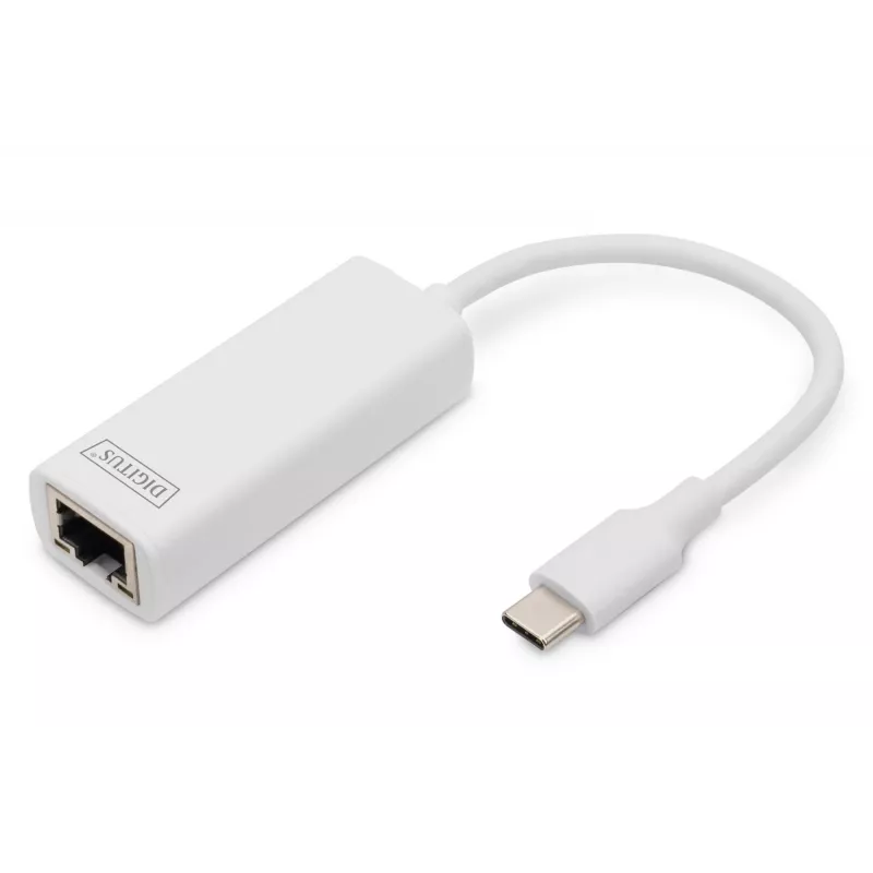 Digitus DN-3024 USB 3.0 adapteris 20 cm 1x USB-C į 1x RJ45 ekranuotas