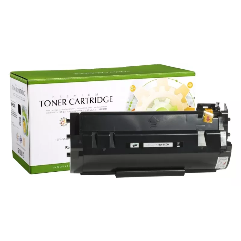 Suderinamas dažiklis Static Control Lexmark 602X 20000 puslapių juodas