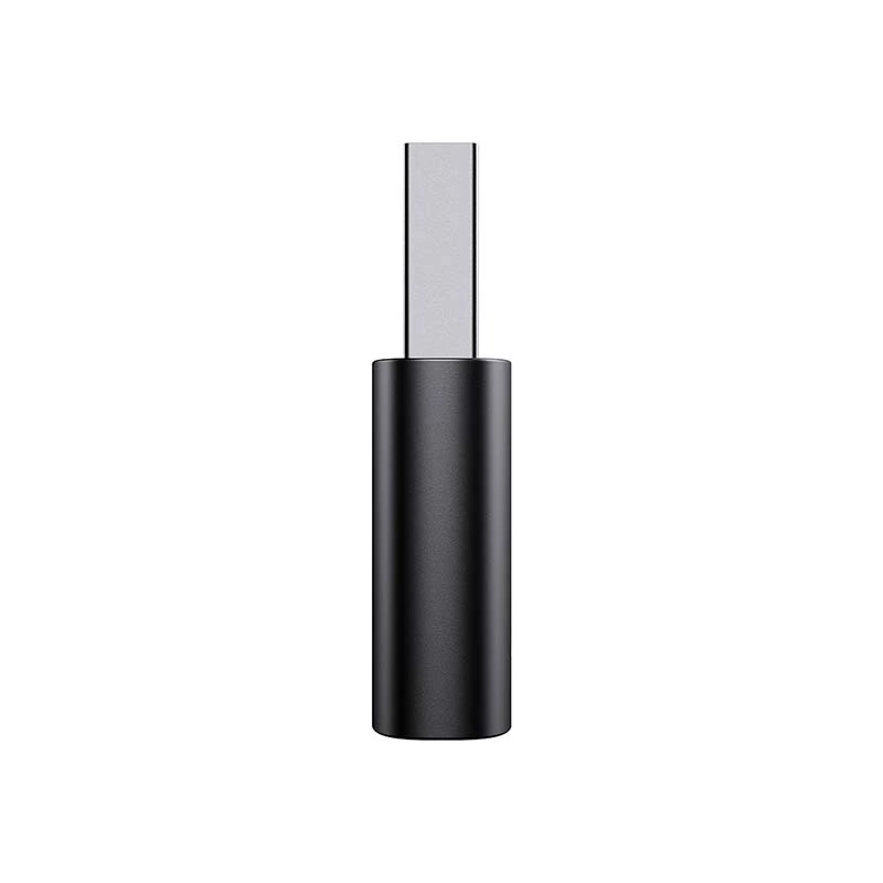 Adapter Baseus Ingenuity USB Type-A (lizdas) į USB Type-C (kištukas) 10 Gbit/s, juodas, 14×22×8 mm
