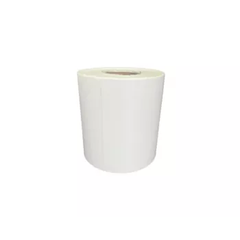 Terminės etiketės BESTPAK 60 x 40 mm, tiesioginio terminio spausdinimo, karšto lydalo klijai, 1000 etikečių ritinyje, balta