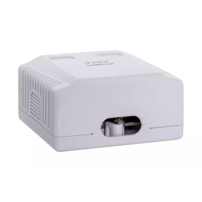 LANBERG Outlet Box RJ-45 Cat6 OU6-0002-W baltas, 2 lizdai, 30×54×57 mm