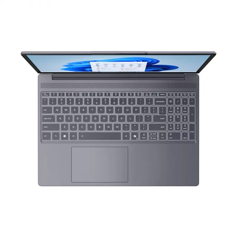 Lenovo IdeaPad Slim 3 15ARP10 AMD Ryzen™ 5 7533HS nešiojamas kompiuteris 38,9 cm (15,3 inch) WUXGA 24 GB DDR5-SDRAM 512 GB SSD Wi-Fi 6 (802.11ax) Windows 11 Home pilka