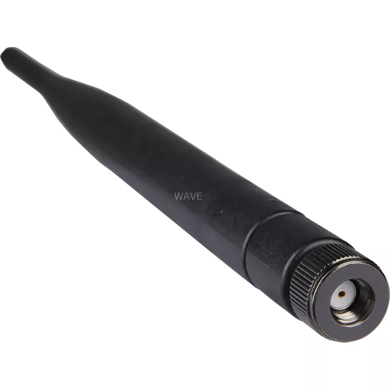 DeLOCK WLAN antena - antena - 5 dBi (2,5 GHz dažniui), 5 dBi (5,825 GHz dažniui) - visakryptė - juoda (88393)