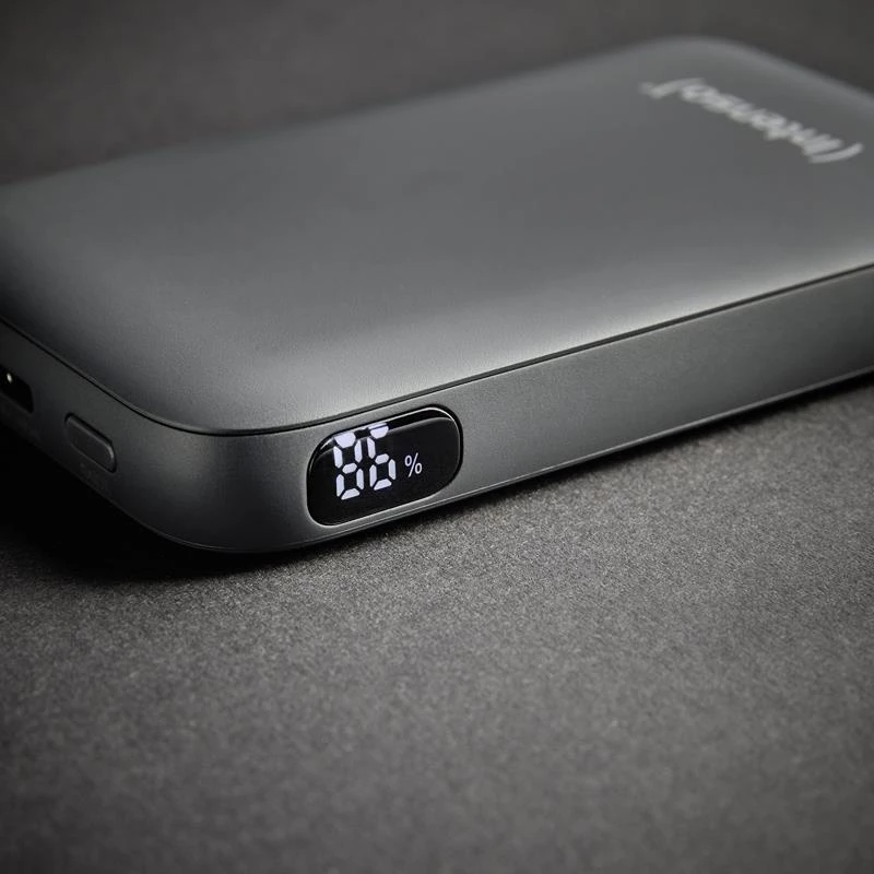 Išorinė baterija USB 10000MAH/PILKA S10000 7333034 Intenso