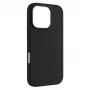 Fixed galinis dangtelis for Apple iPhone 17 Pro, liquid silicon, Juoda, MagFlow