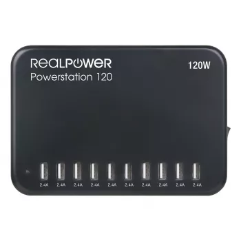 RealPower Power Station 120 - Vidaus - Kintamoji srovė - Juoda