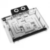 Galinė plokštė Alphacool 10260 Aliuminis Chromas Varis Juoda 154 mm