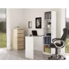 Topeshop R50 BIEL Z BIURKIEM kompiuterio stalas baltas